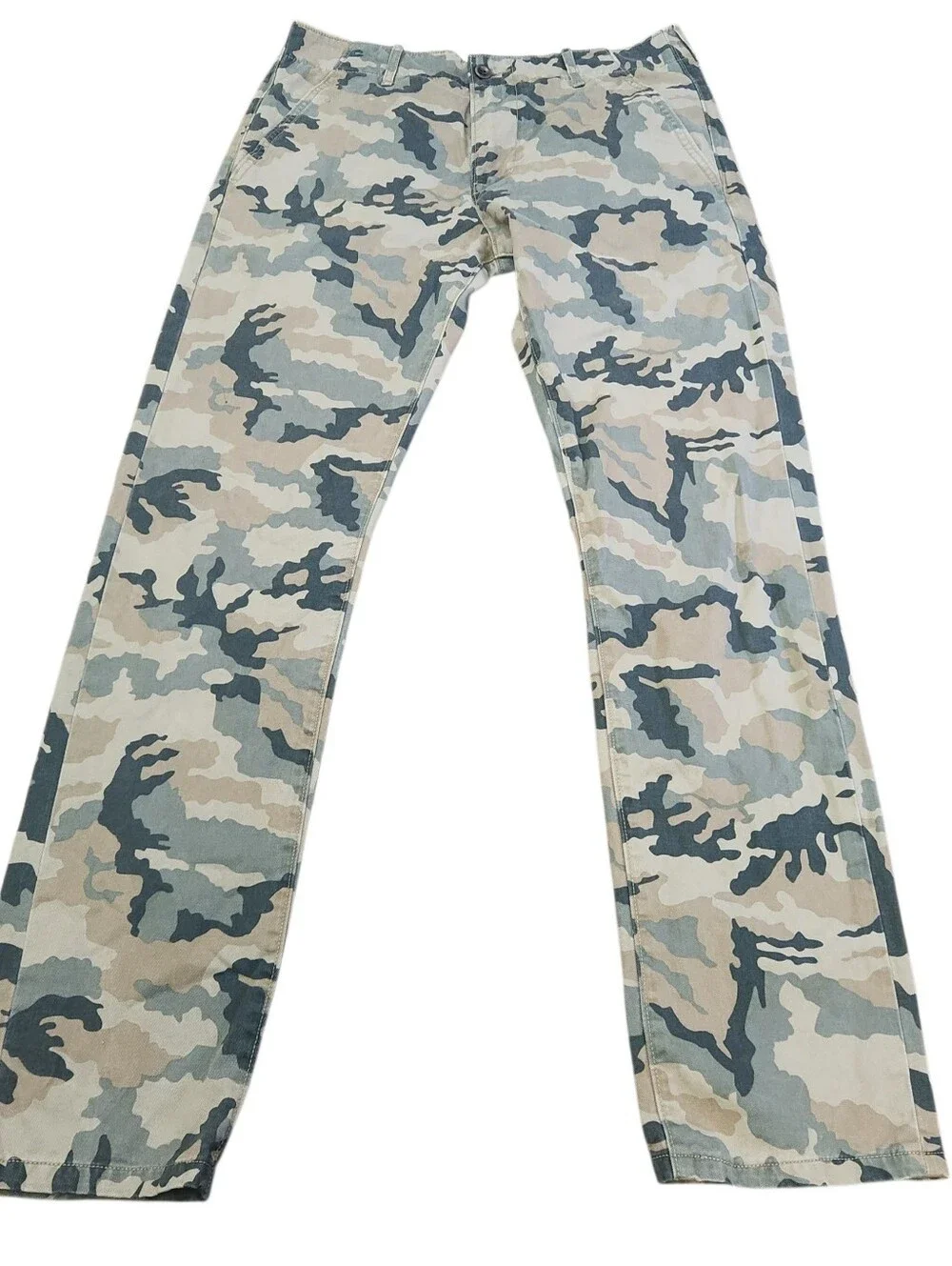 Levis Chino I Specifications Camouflage Pants Green Tan Mens 30x32 White Tab